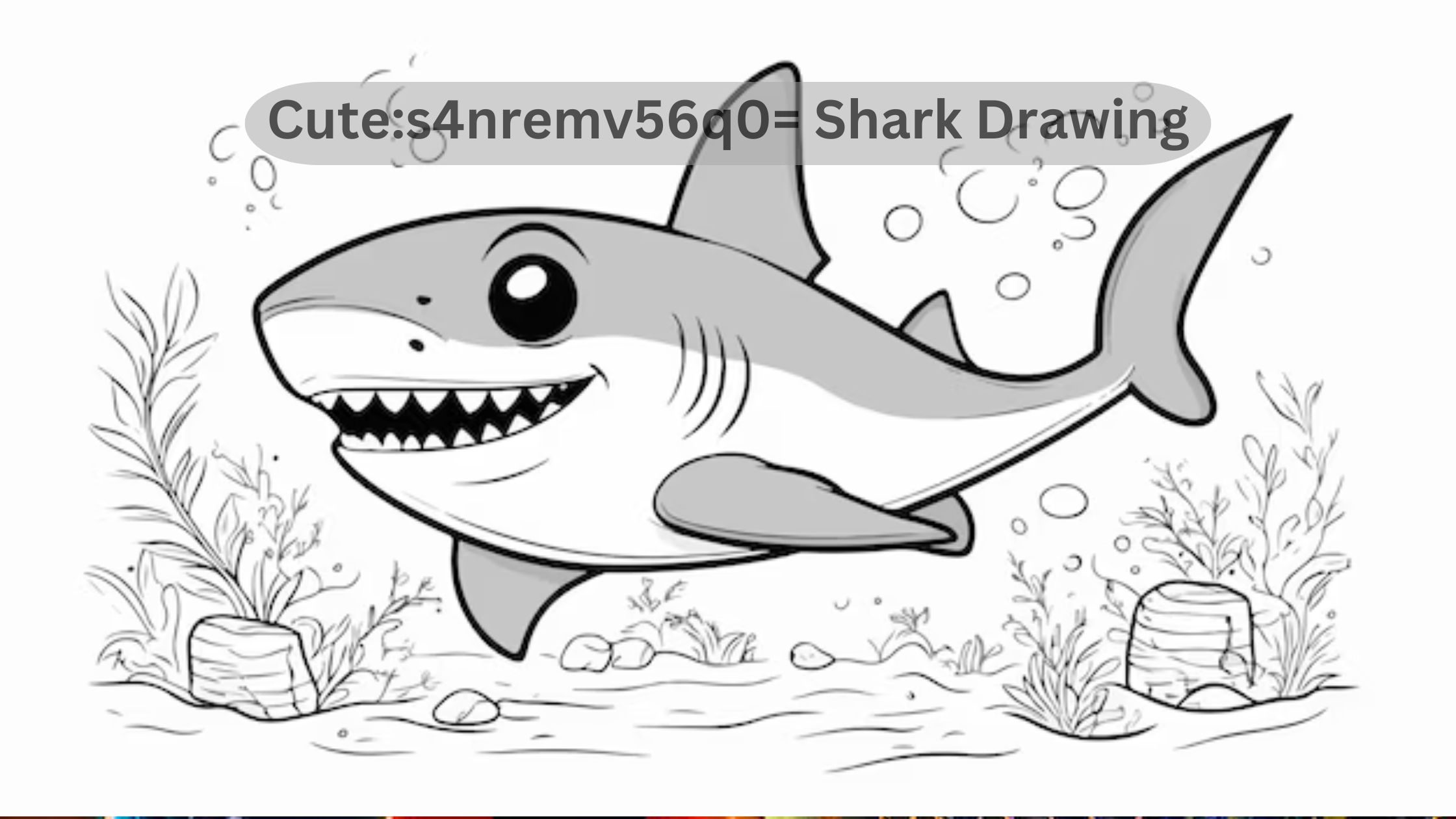 Cute:s4nremv56q0= Shark Drawing